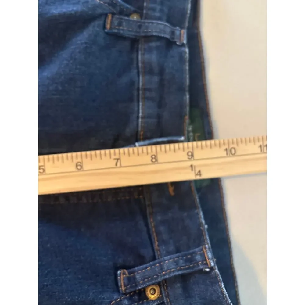 Lauren Ralph Lauren Women's Blue Medium Wash Casual Streetwear Pants Denim Jeans